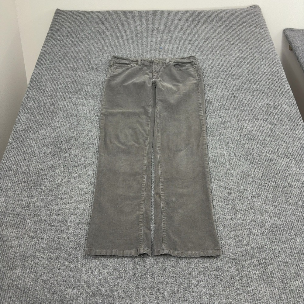 Patagonia Pants Womens 29 Gray Organic Cotton Corduroy Straight Leg Gorpcore